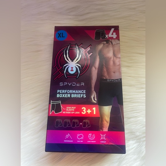 Spyder Men’s Boxer Breif’s - Picture 3 of 4